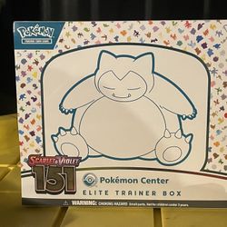 Pokémon 151 Pokémon Center Etb Factory Sealed