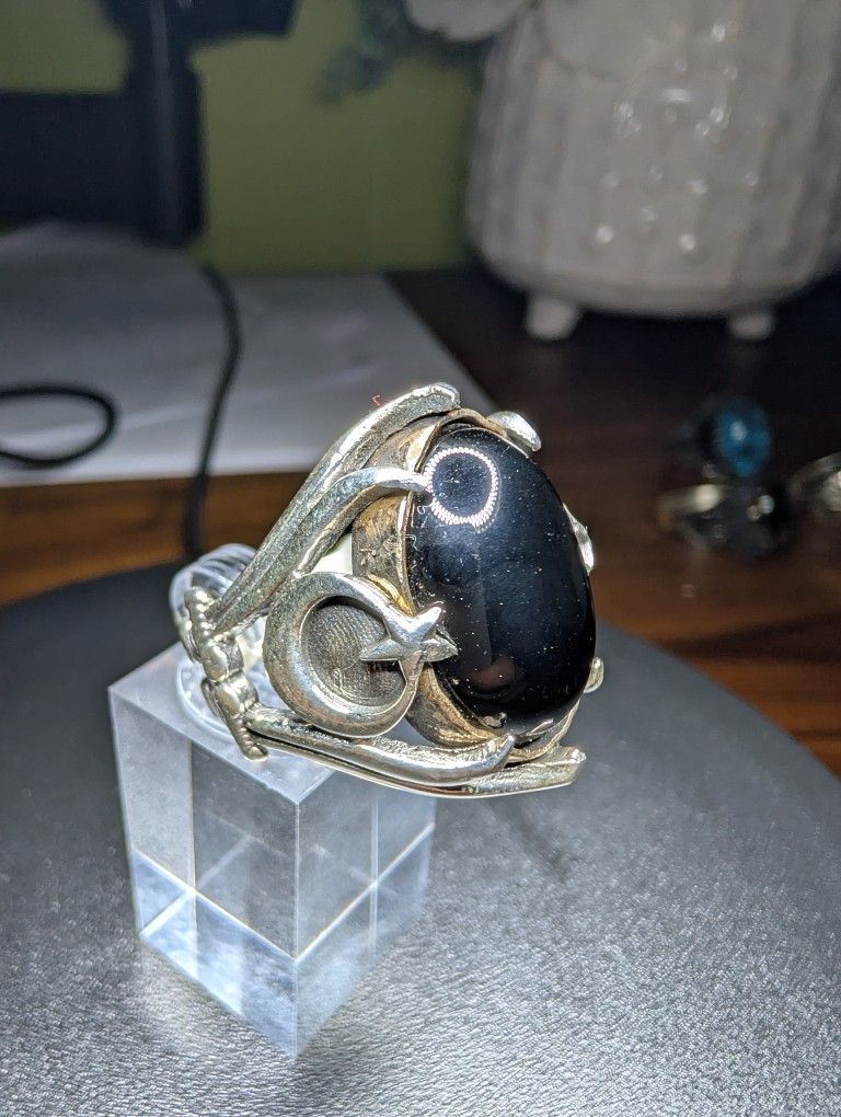 Onyx 925 Silver Ring
