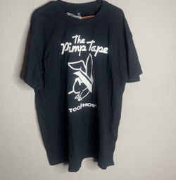 The pimp tape shirt too short
