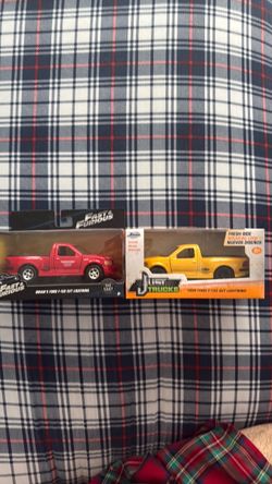 Lot of 2 Jada Toys 1:32 Fast & Furious Ford F-150 SVT Lightning Diecast Vehicle - 99574