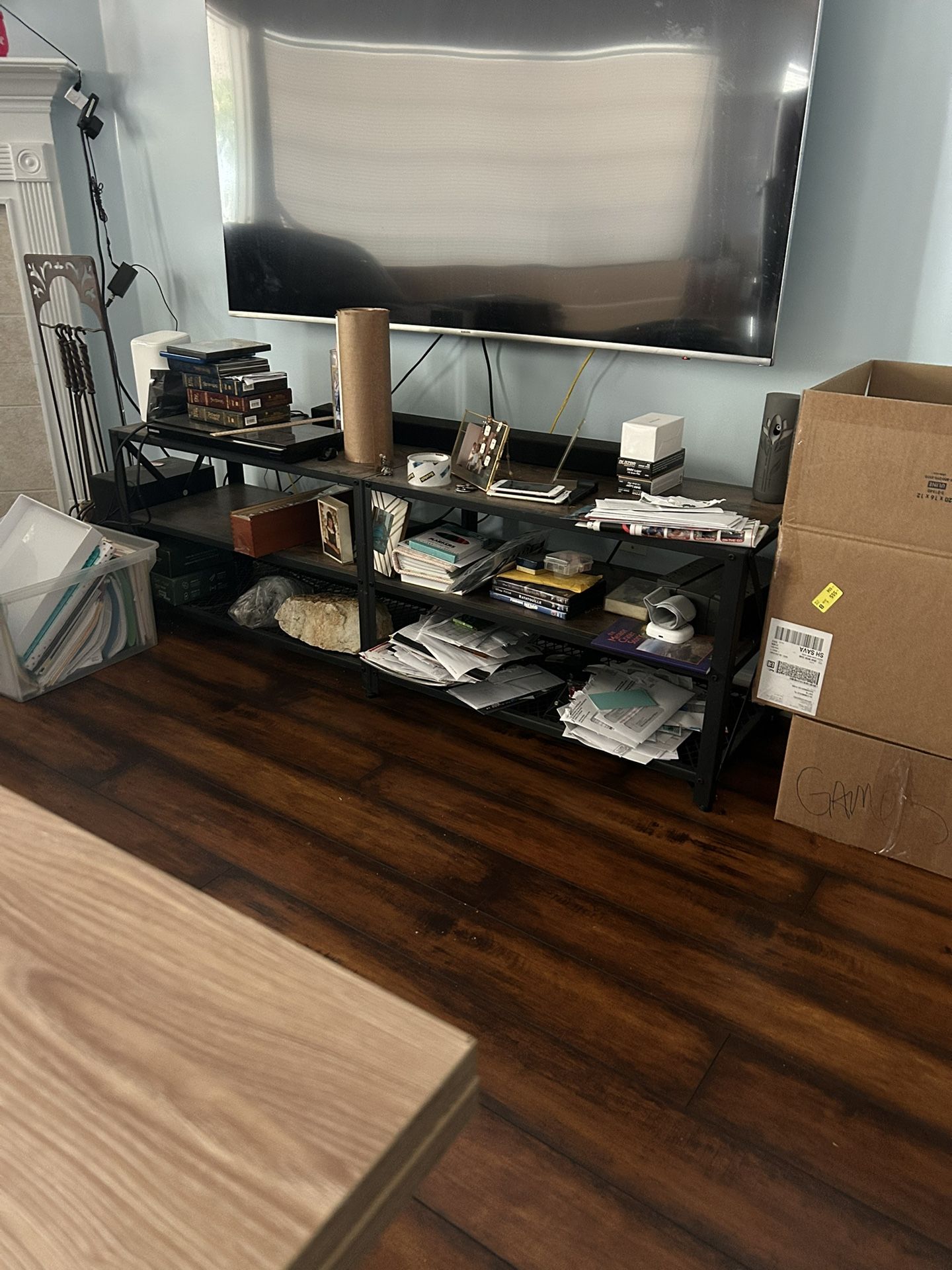 Industrial Tv Stand 