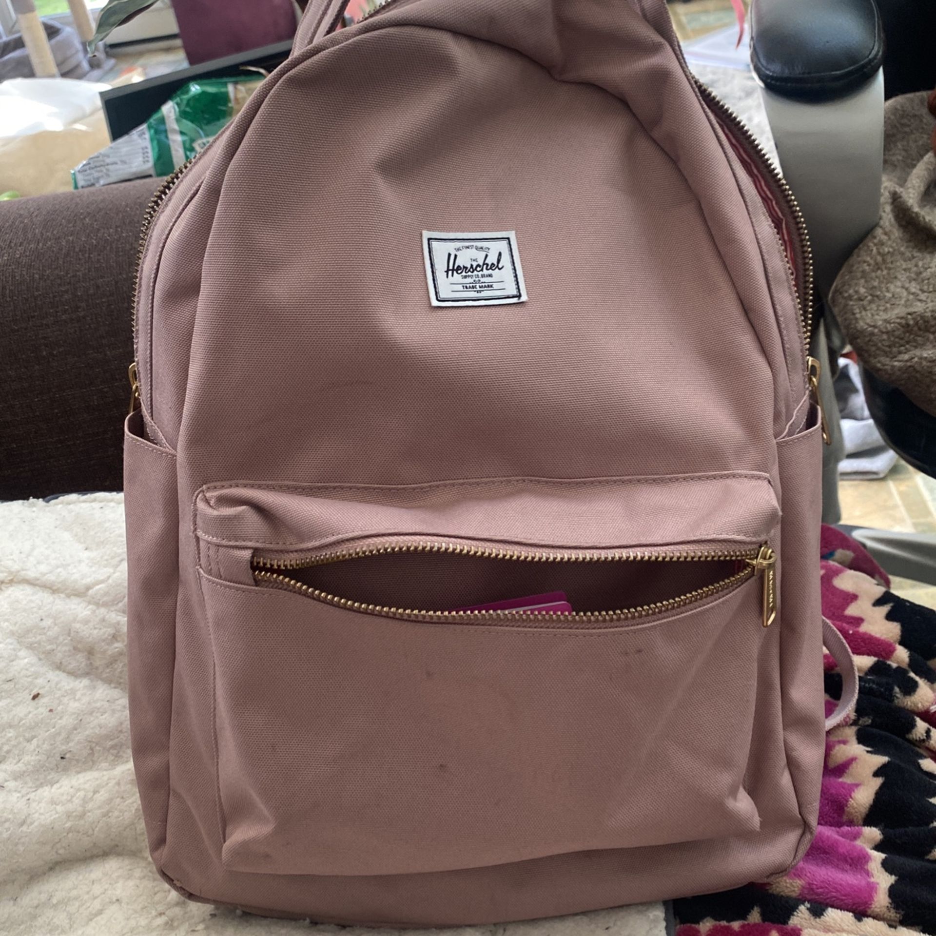 Hershel Light Pink Backpack