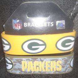 Nfl Green Bay Packers Camo Bracelet Set Of 2