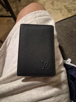 LOUIS VUITTON multiple wallet  Black Aerogram