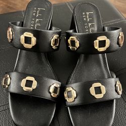 Nicole Miller slip on heels size 6