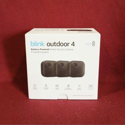 Blink Outdoor 4 Security Cameras [3pk] + Sync Module - NEW!