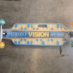 Vision Drop Thru Longboard Skateboard New!