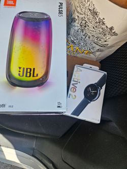 Jbl charge 5 and active 2 samsung watch