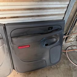 99-07 Chevy Silverado gmc sierra charcoal grey door panels