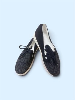 Women Flats Shoes Casual Slip On Elastic Band Solid Color Ladies