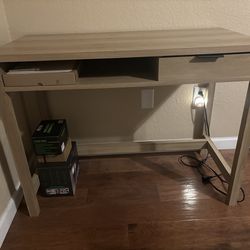 Office Desk w/Drawer + Storage