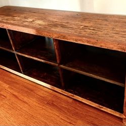 Rustic Wooden Console/TV Stand