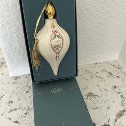 Lenox and Wexford Xmas Ornaments 