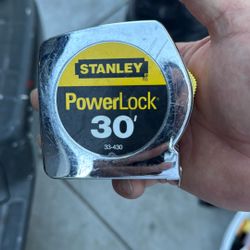 30’ Stanley Powerlock Measuring Tape 