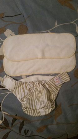 Kawaii Green Baby Cloth Diaper