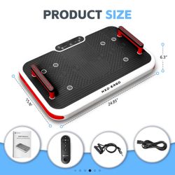 Máquina de ejercicios de placa de vibración, entrenamiento de cuerpo entero, plataforma de fitness,