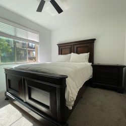 Solid Wood Queen Bedroom Set – $500 OBO