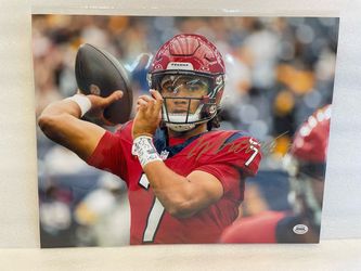 CJ Strout Houston Texas Signed Autographed 11x14 Photo With ACA - COA