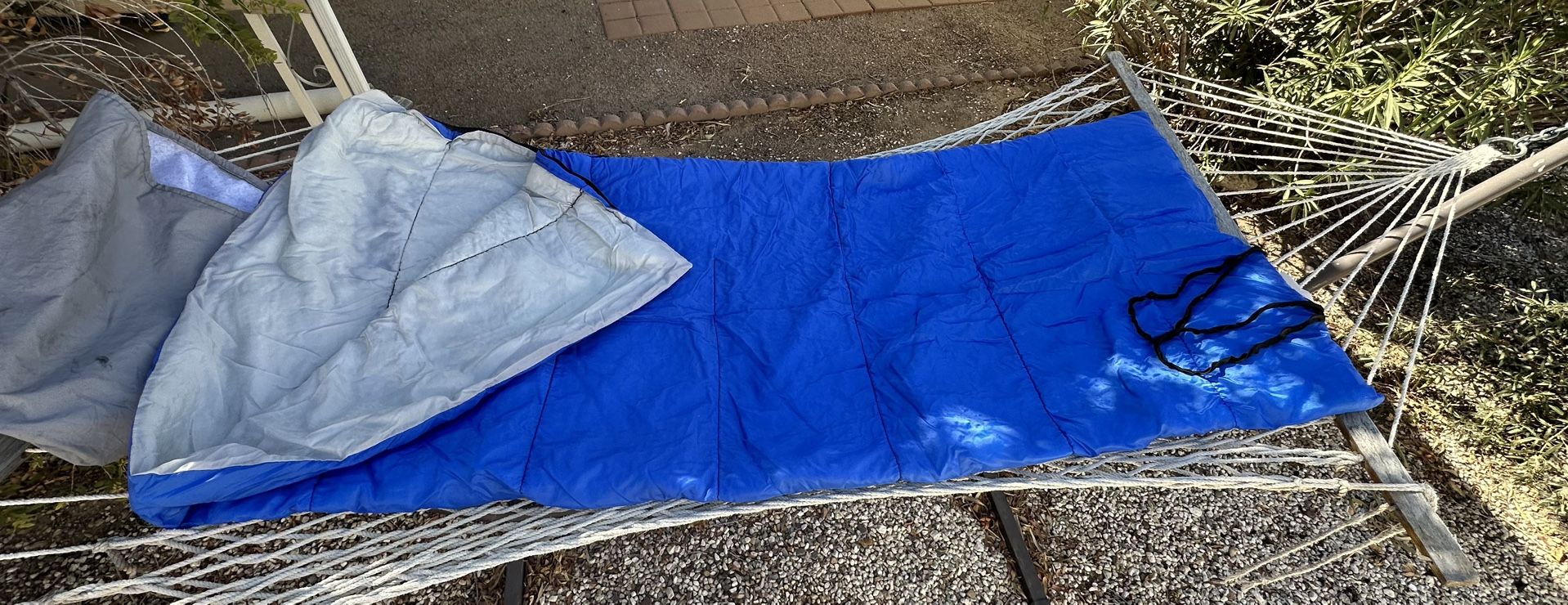 Basic Sleeping Bag Was Used As Backup