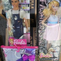 Set Barbie , Ken   Y  Ropa
