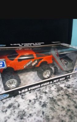 Remote control Ford truck & jet ski