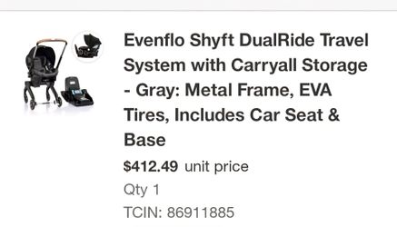 Car Seat Stroller Combo