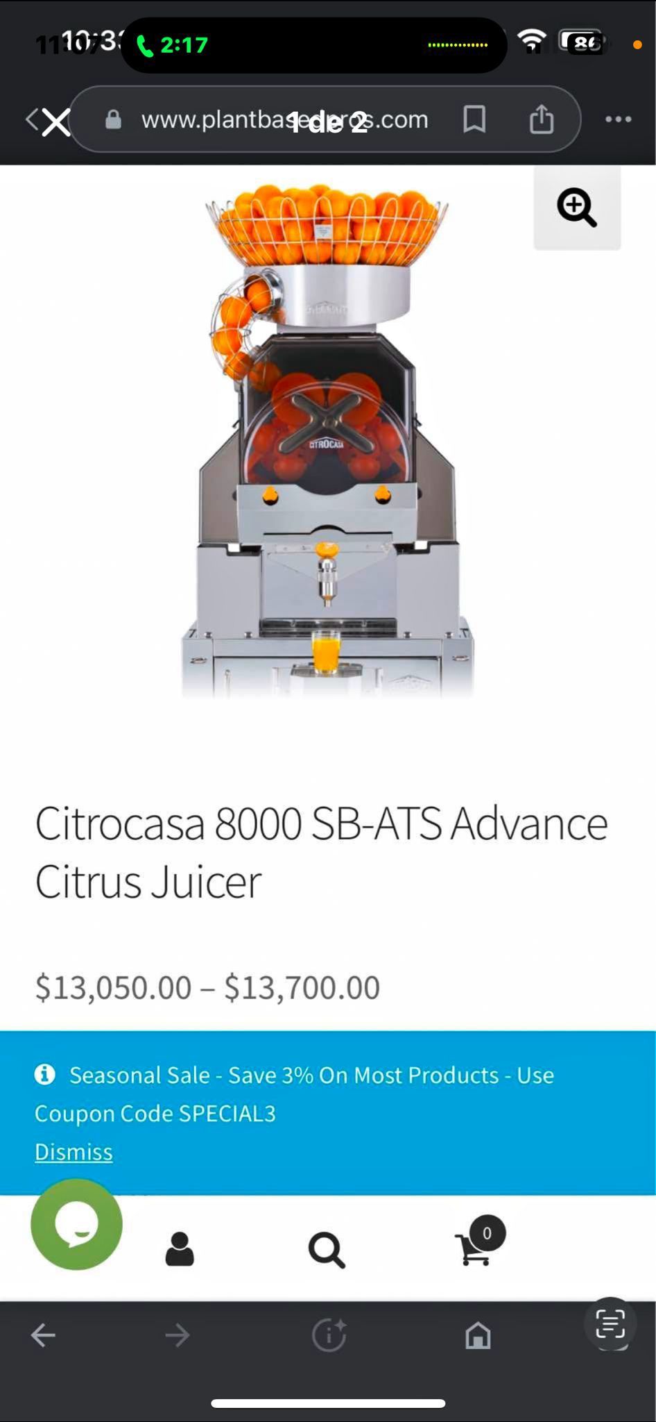 Citrocasa 8000 Sb Ats Citrocasa Orange Juicer Machine 8000SB Citrocasa  Juicer Brand New Made In Austria