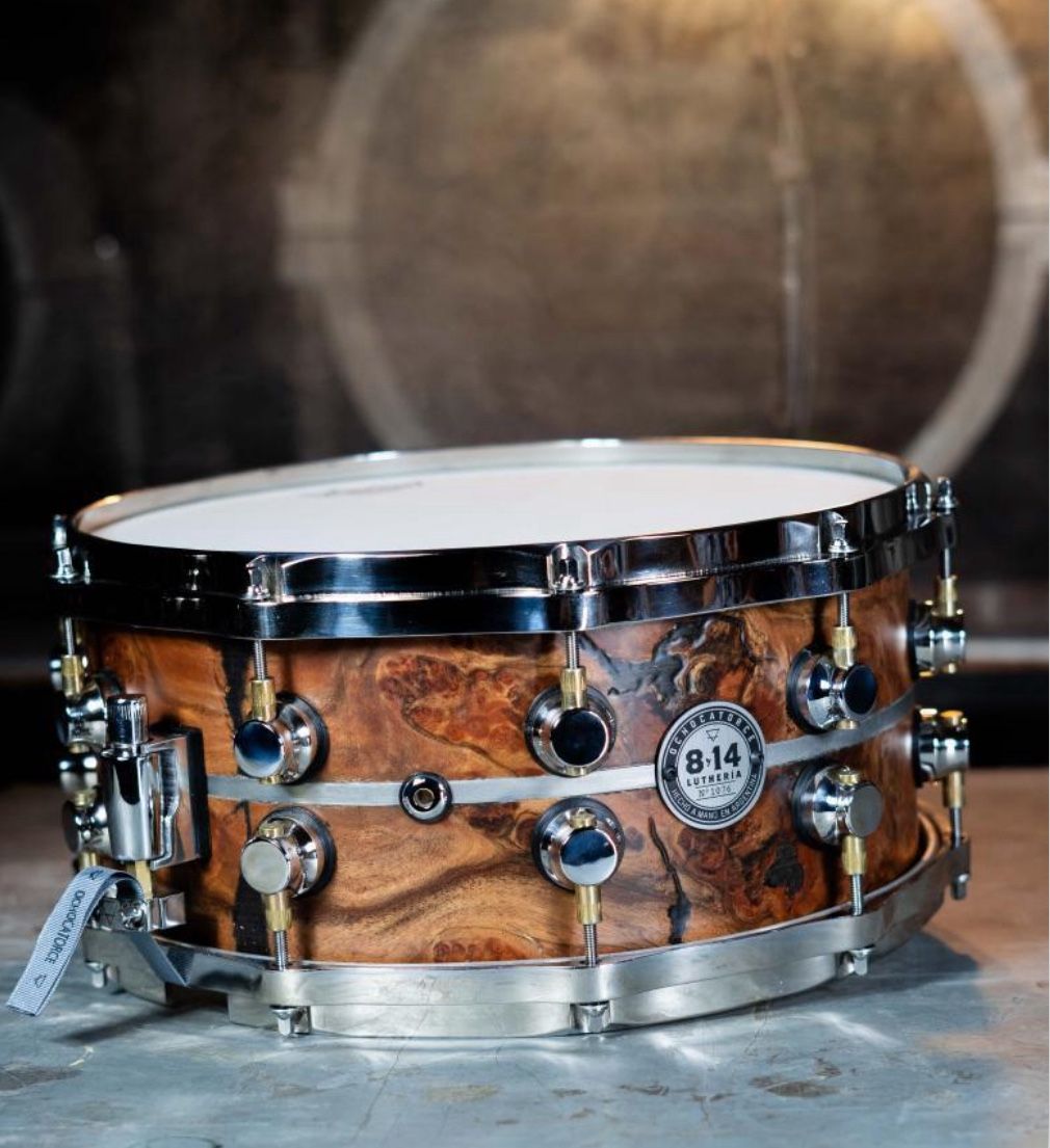 14x6.5 Ochocatorce Snare Drum Bubinga/Maple