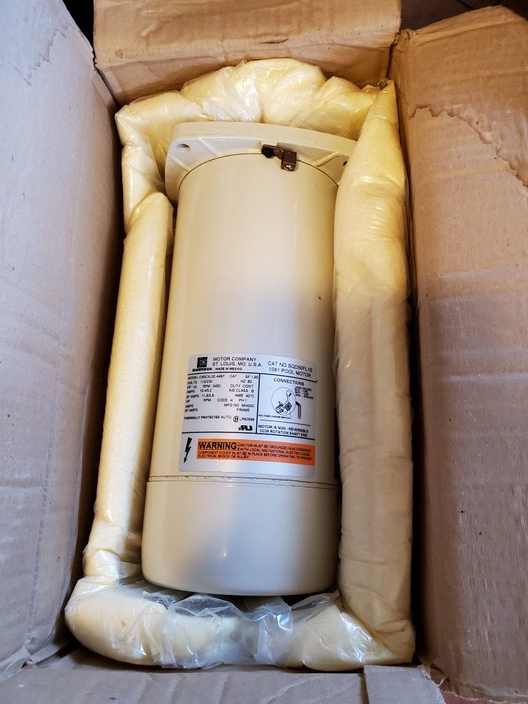 Emerson 1/2 Hp , 1031 Pool Pump Motor Replacement