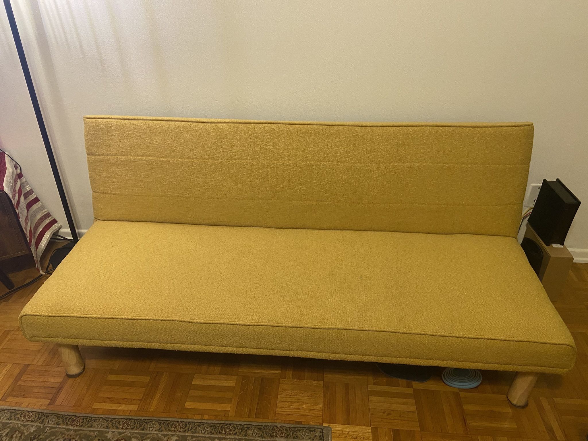 Mustard yellow Futon