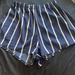 Target Flowy Striped Shorts