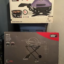 Brand New unopened boxes: Weber Grill&Grill Stand