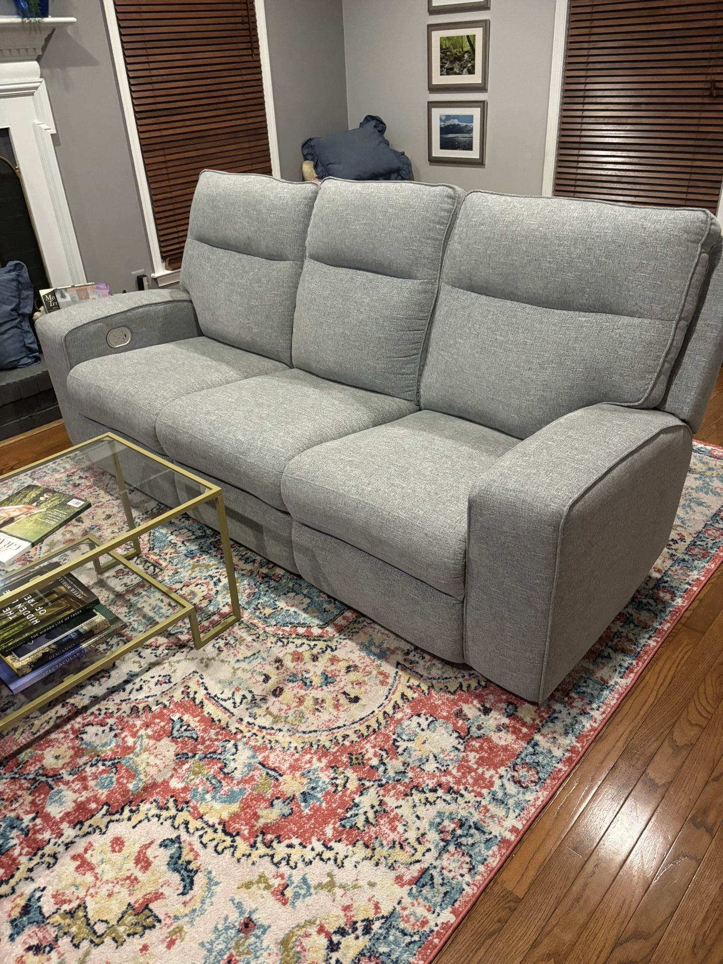 Dual Recliner Couch