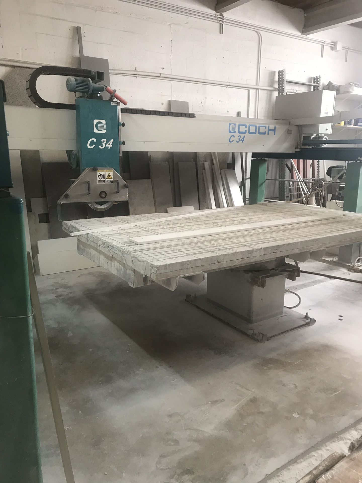 C 34 Bridge Saw with Tilting Table - In Excellent Condition