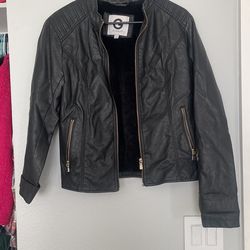 Faux Leather Jacket Guess