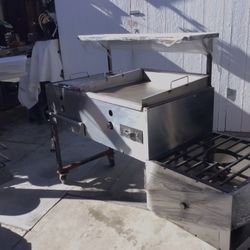 NEW TACO CART (azador plancha quemador para carnitas
