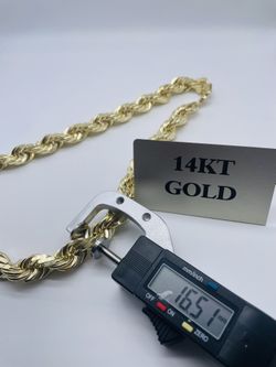 20th Anniversary Sale! 14K Diamond Cut Rope Chains!