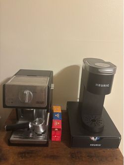 Espresso Machine + Keurig Coffee Maker