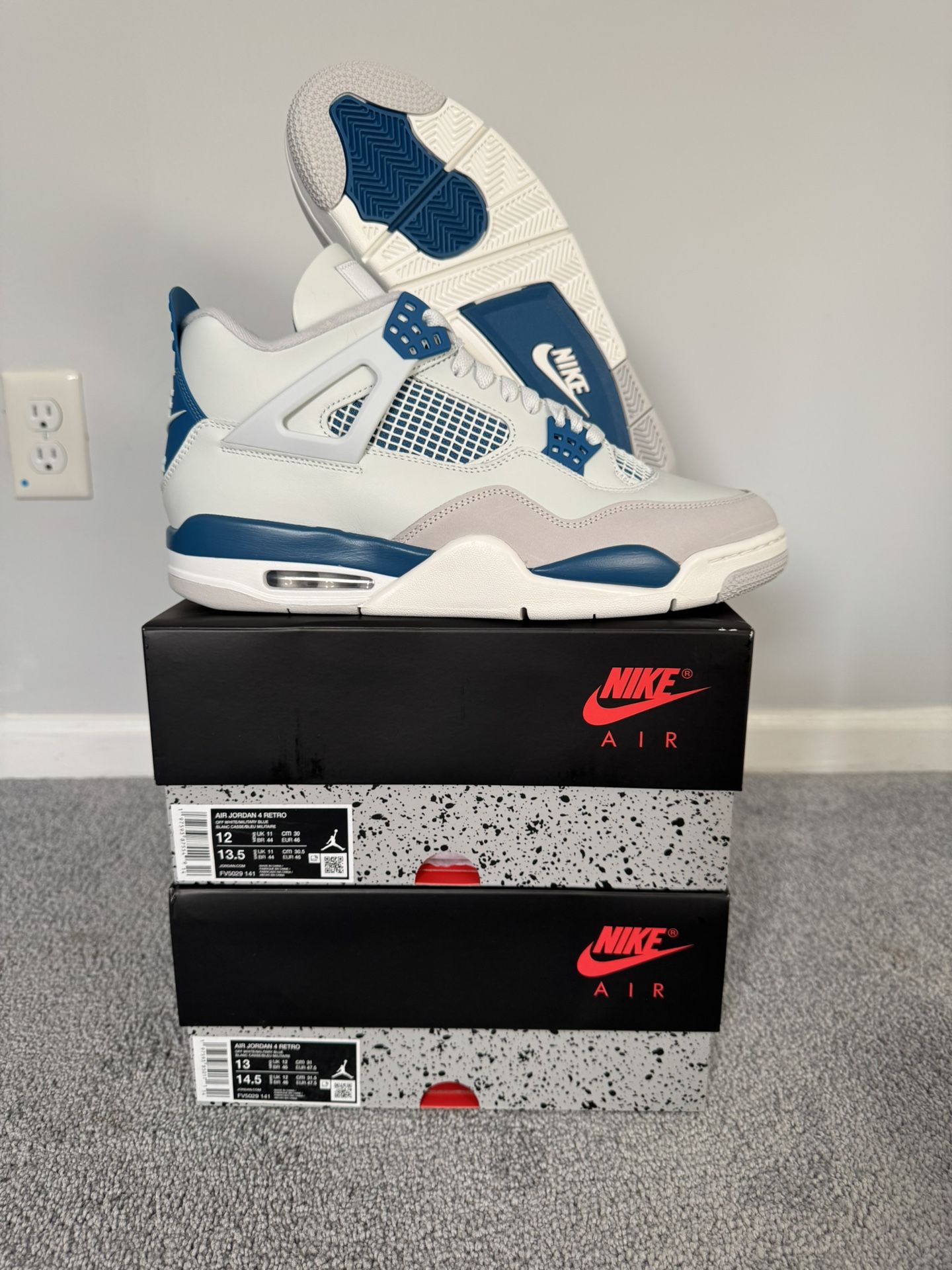 Jordan 4 Military Blue
