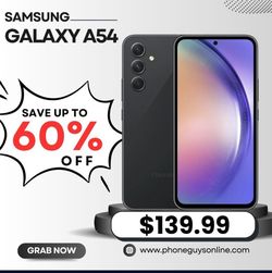 📱 Samsung Galaxy A54 5G – Starting at $139! Save Up to 60% + Up to 6-Month Warranty 🔥