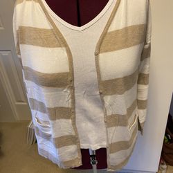Striped Cardigan