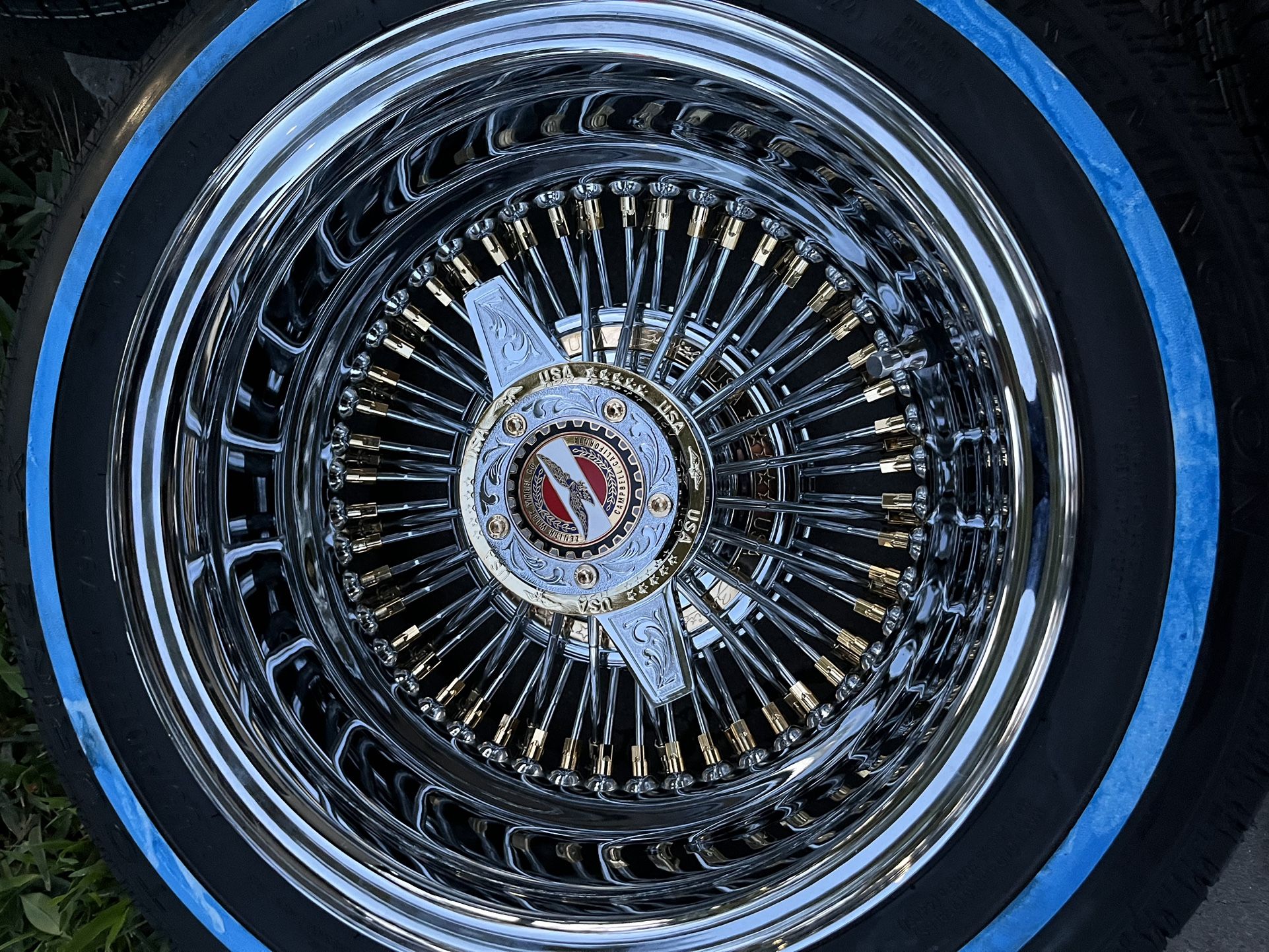 Zenith Wire Wheels 13x7 72 Spoke for Sale in Westminster, CA - OfferUp