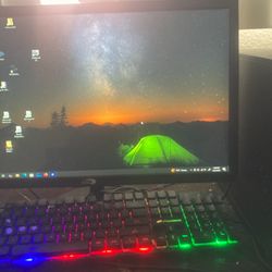 PC+monitor+keyboard mouse bundle