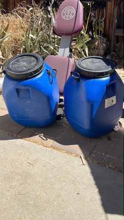 Blue buckets