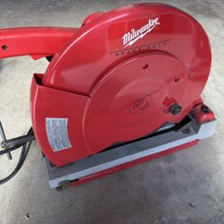 Milwaukee Abrasive Cut Off Machine