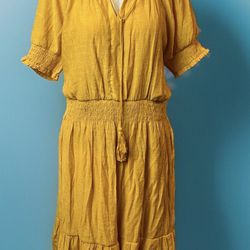 Luxology Yellow Midi/Maxi Dress 