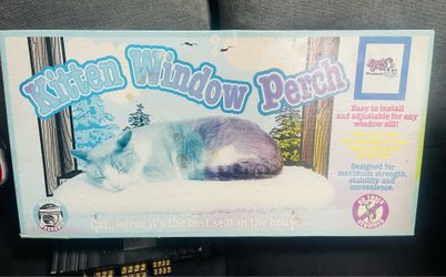 Cat kitten window perch pillow