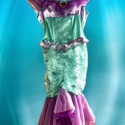 Disney Ariel Little Mermaid Costume - No Size - Toddler Age Halloween Stretch Material 