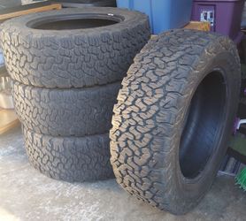 TIRES SET OF 4 BF GOODRICH ALL-TERRAIN BRAND KO2 LT265/60R18 ( EXCELLENT CONDITION) 💥REDUCED TO $350!!💥