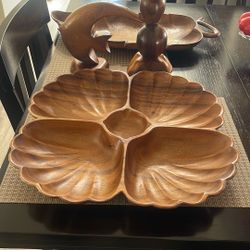 4 Piece Wood Set Philippine Monkey POD
